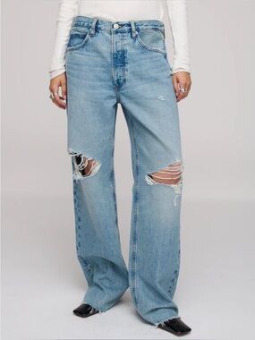 NWT Free People x DALA Denim Isle Full Length 100% Organic Cotton Sold Out
